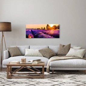 A levendula mező képe (120x50 cm)