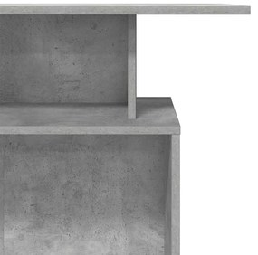recepciós pult betonszürke 100x40x104 cm szerelt fa