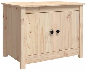 tömör fenyőfa dohányzóasztal 71 x 49 x 55 cm