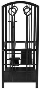 Wood stand with accessories PK011
