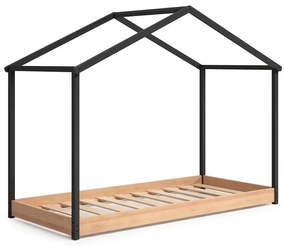 Arthur antracitszürke gyerekágy, 90 x 190 cm - Marckeric