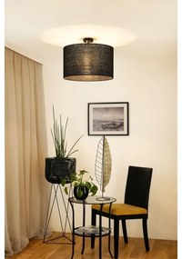 Brilagi - TUBES ROLLER mennyezeti lámpa 1xE27/15W/230V, 50 cm, fekete