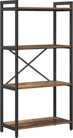 vidaXL Könyvespolc Régi fa 40 x 30 x 85 cm Faanyag