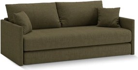 Zöld zsenília kinyitható kanapé 209 cm Shannon – Cosmopolitan Design