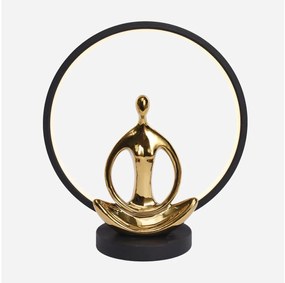 Zuma Line ED81F134U - LED Asztali lámpa YOGA LED/4W/5V fekete/arany