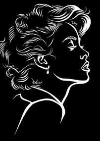 Poszter 21x29,7cm MonokrĂłm Flesh