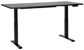 Fekete elektromosan állítható íróasztal 180 x 72 cm DESTINES Beliani