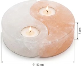 Yin Yang himalája só mécsestartó 1,7 kg