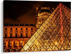 A párizsi Louvre képe (70x50 cm)