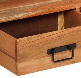 tömör akácfa TV-szekrény 120 x 30 x 45 cm