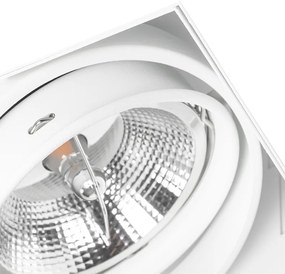 Beépített reflektor fehér GU10 AR111 keret nélküli állítható - Oneon