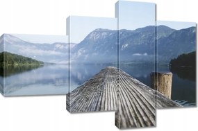 Vászonkép 100x70 Hegyi kilátás