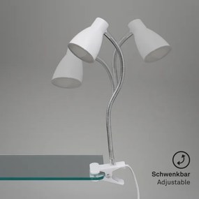 Briloner 2615-016P - LED csipeszes lámpa GRIP LED/2,5W/230V fehér