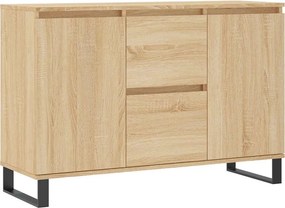 vidaXL sonoma tölgy színű szerelt fa tálalószekrény 101,5 x 35 x 70 cm