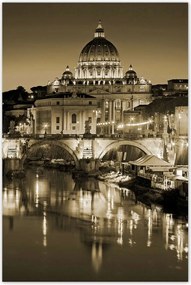 Poszterek 80x120 Róma Vatikán panoráma