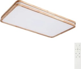 Brilagi - LED dimmelhető lámpatest MOLINA SQUARE LED/128W/230V tölgy 90x60 cm + távirányító