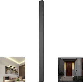 LED kültéri fali lámpa LED/10W/230V 4000K IP65 51 cm antracit