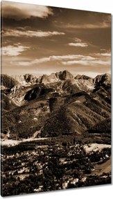 Vászonkép 80x120 Tátra Lengyel hegyek Kilátás