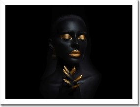 Poszterek keretben 40x30 Arany csend