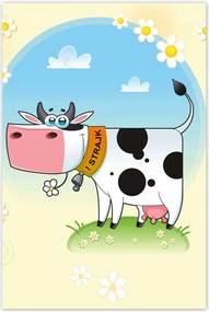 Poszterek 80x120 A tehén nem változtatja meg a véleményét