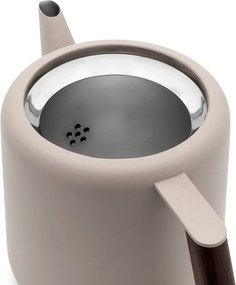 Bézs rozsdamentes acél teáskanna 1,1 l Duet Boston – Bredemeijer