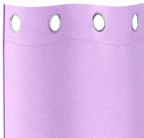 Függönyök függönyökkel 2 pcs Lila 225x140cm Poliészter
