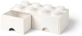Elefántcsont fehér 2 fiókos tárolódoboz - LEGO®