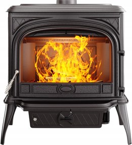 Kecske öntöttvas szabadonálló kályha öntöttvas kályha 13,9kW kandalló Sphinx fa