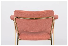 Rózsaszín étkezőszék szett 2 db-os Jolien – White Label