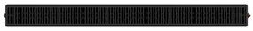 Mexen CVF22, lapos radiátor 900 x 400 mm, alsó csatlakozás, 880 W, fekete, W622F-090-040-70
