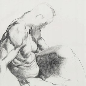 Flizelin tapéta falra Prémium Férfi vázlat 250x250 ragasztó