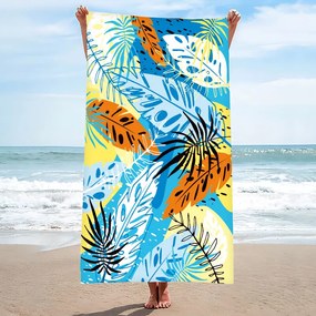 Strandtörölköző SUMMER FRESH 100x180 cm színes, 100% mikroszálas