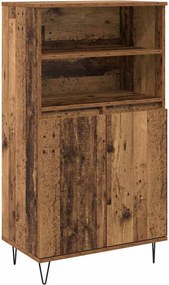 vidaXL Magasfiú Barna 60 x 36 x 110 cm Faanyag