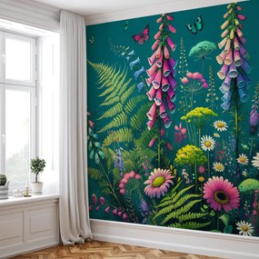 Fotótapéta - Színes mezei virágok (147x102 cm)