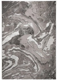 Szürke-ezüstszínű szőnyeg 200x290 cm Marbled – Flair Rugs