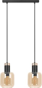 KAJA K-5266 DOKA Fekete Színű Függeszték 2xE27 15W IP20