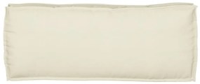 Raklap párna készlet 2 pcs Krém 100 x 40 x 8 cm Oxford szövet