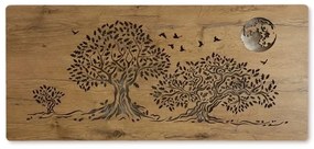 Li-Go 5042/DUB2 - LED fali dekoráció LED/24W/230V 110x50 cm tölgy/három tölgy