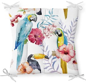 Jungle Birds pamut keverék székpárna, 40 x 40 cm - Minimalist Cushion Covers