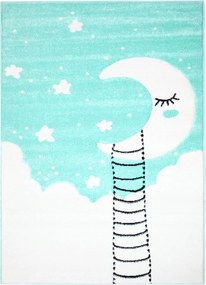 Gyerekszőnyeg Menta Hold Vastag ,Kivágott 160x230cm