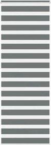 vidaXL zebrafüggönnyel sötét szürke szövetszélesség 70,9 cm poliészter