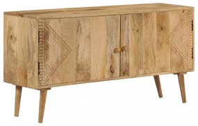 tömör mangófa tálalószekrény 110 x 30 x 60 cm