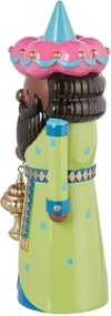 X-MAS dekor figura király zöld 20 cm