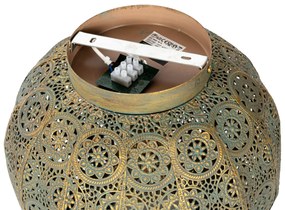 Keleti mennyezeti lámpa arany és zöld színben 28,5 cm - Baloo