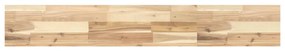 tömör akácfa téglalap alakú asztallap 120 x 20 x 4 cm
