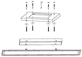 Eglo 98205 - LED Szabályozható panel SALOBRENA-A LED/30W/230V + távirányító