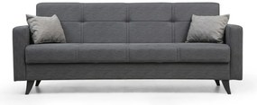 Polya 3 Dark Grey kinyitható kanapé