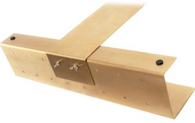 Zuhanykabin Polc TORI Gold brushed