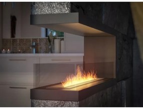 InFire - Sarok BIO kandalló 120x50 cm 3kW bifaciális