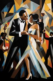 Poszter 56,6x86,4cm Jazz Esti Harmónia